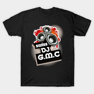 DJG.M.C-Swiss DJ Logo T-Shirt